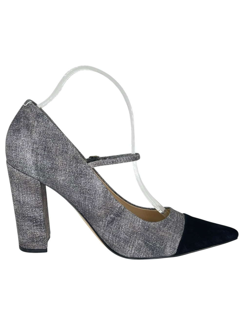 Marc Fisher Anellie Grey Cap Toe Womens Pumps Size 11M - Picture 5 of 12